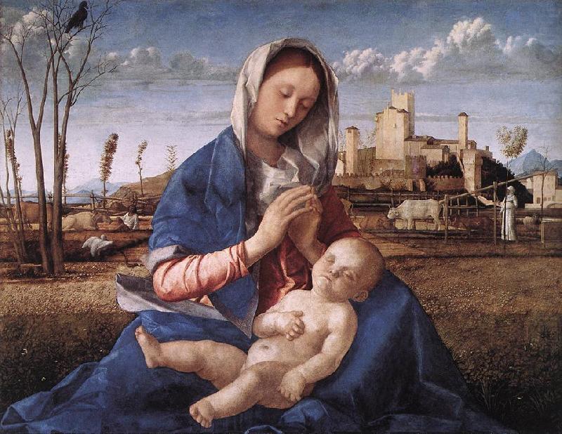 BELLINI, Giovanni Madonna of the Meadow (Madonna del prato) gh china oil painting image